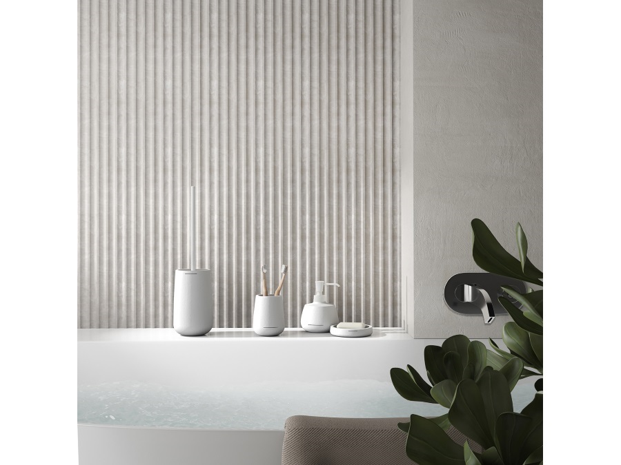 GEDY SPA Kira, portaspazzolini bianco matt