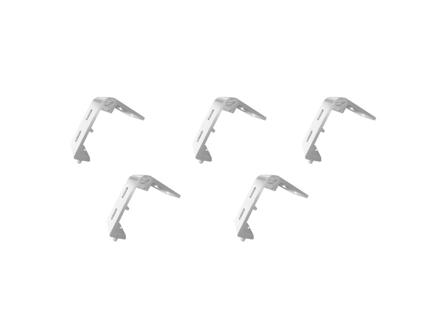 MAGAZZINI COSMA S.P.A. Kit 5 staffe per laterali GA802111 e GA802112, bianco