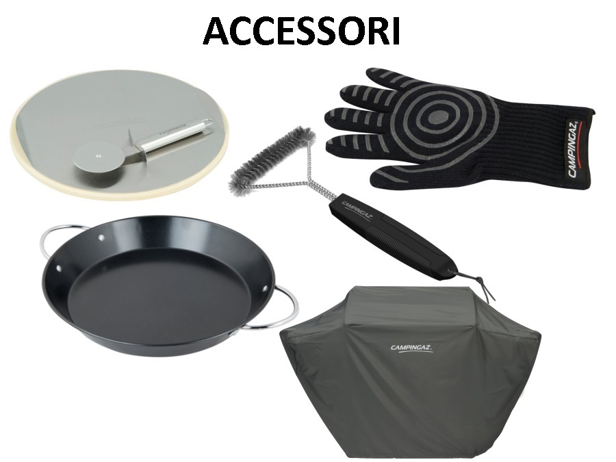 CAMPINGAZ Kit barbecue serie 3 Premium s dual gas con 5 accessori