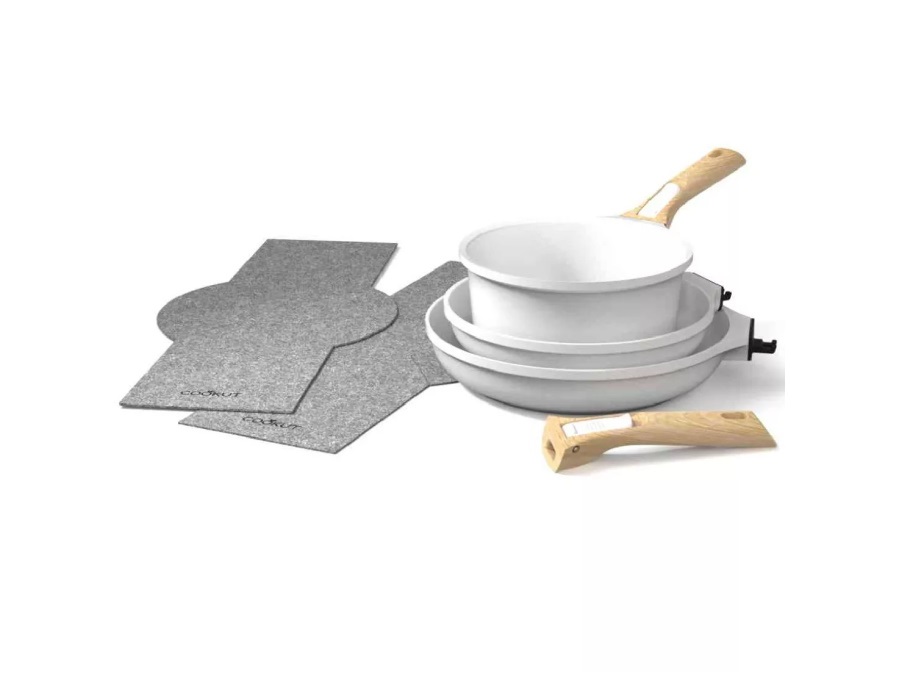 COFARIM COOKUT KIT CUCINA CON MANICO AMOVIBILE-GHIACCIO