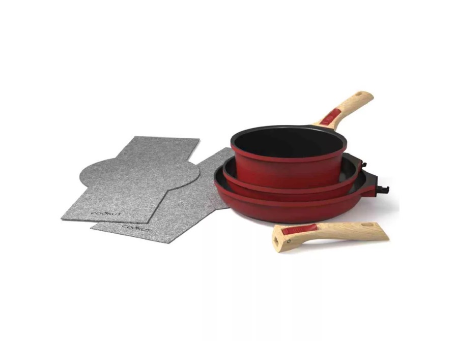 COFARIM COOKUT KIT CUCINA CON MANICO AMOVIBILE-PASSIONE