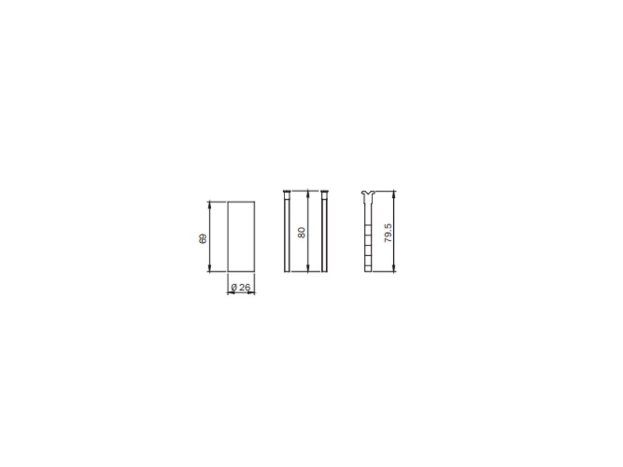 ISEO SERRATURE KIT DI PROLUNGAMENTO CILINDRO FISSO COD. 003020