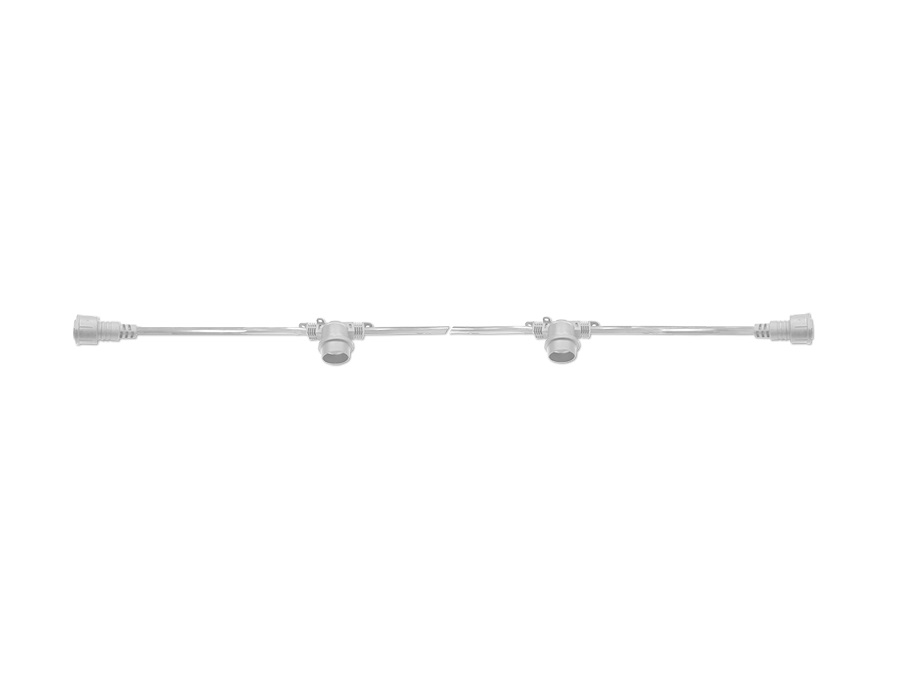 NOVA LINE Kit luminaria 10 metri + 10 portalampada - bianco