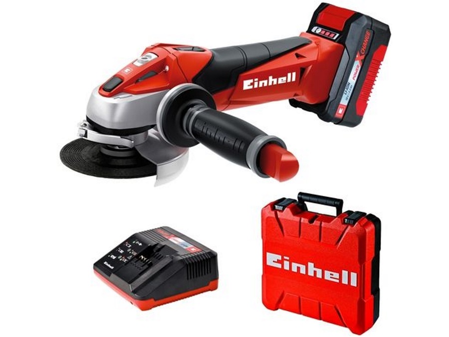 EINHELL Kit smerigliatrice angolare TE-AG 18/115 Li