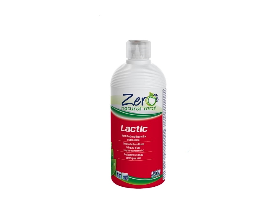 SUTTER PROFESSIONAL LACTIC Detergente - Disinfettante acido naturale* multiuso 500 ml - Sutter Professional