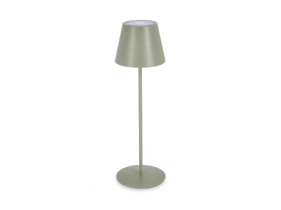 BIZZOTTO Lampada da tavolo a led etna verde salvia, h. 38 cm