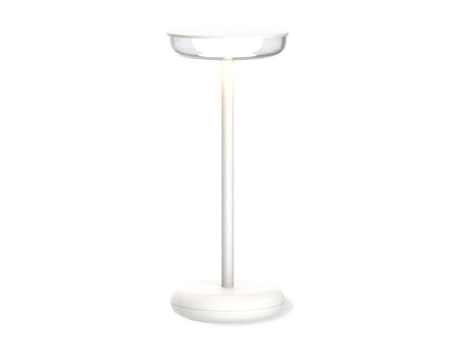 WD LIFESTYLE Lampada da tavolo ricaricabile bianco