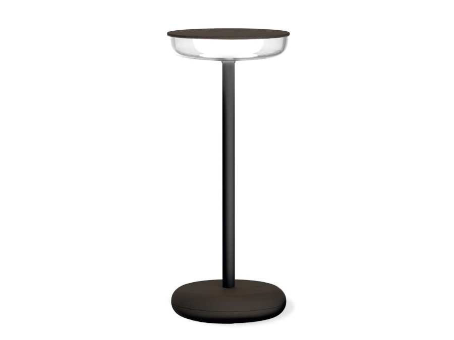WD LIFESTYLE Lampada da tavolo ricaricabile nero