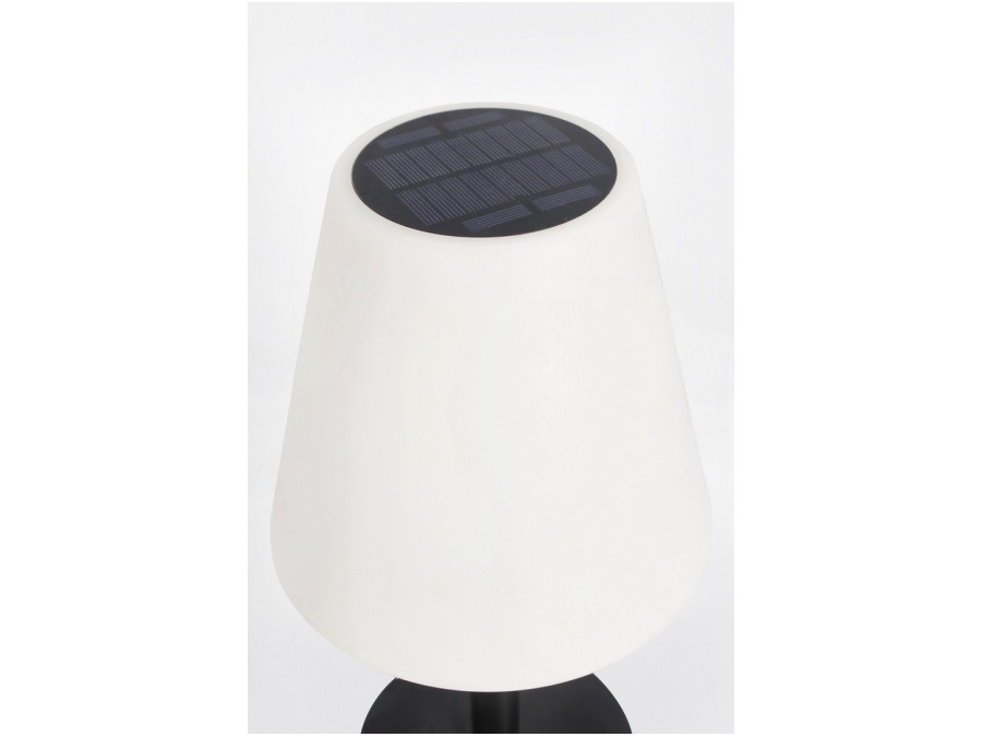 BIZZOTTO Lampada da tavolo solar led pe nero, h.36 cm