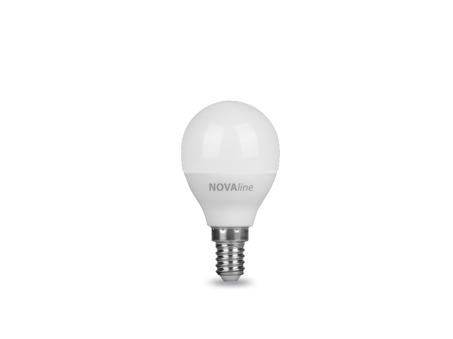 NOVA LINE Lampadina a led, sfera, 5,5 W - LUCE Naturale - 4000 K