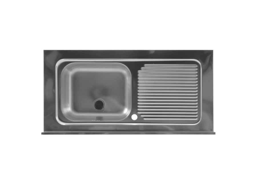 COLAVENE SPA LAVELLO IN ACCIAIO INOX SINISTRO, 100x50 cm COD. 101020V