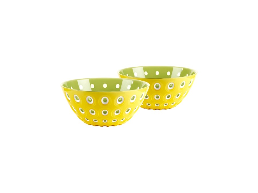 FRATELLI GUZZINI S.P.A. Le murrine, set 2 ciotole Ø12,5 cm - Giallo