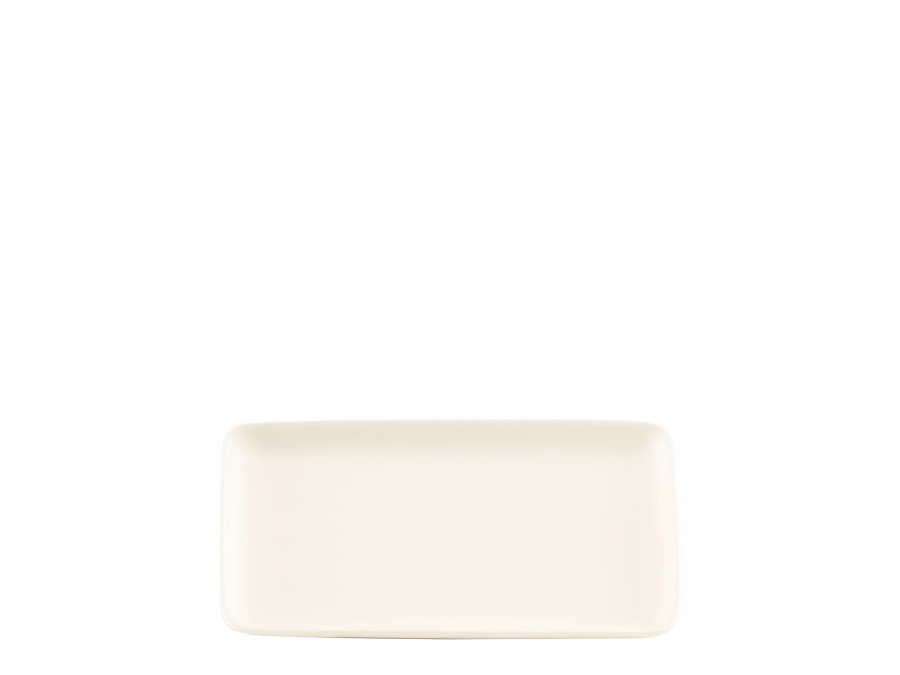 ZAFFERANO S.R.L. Levante, vassoio rettangolare avorio 12,5x23 cm