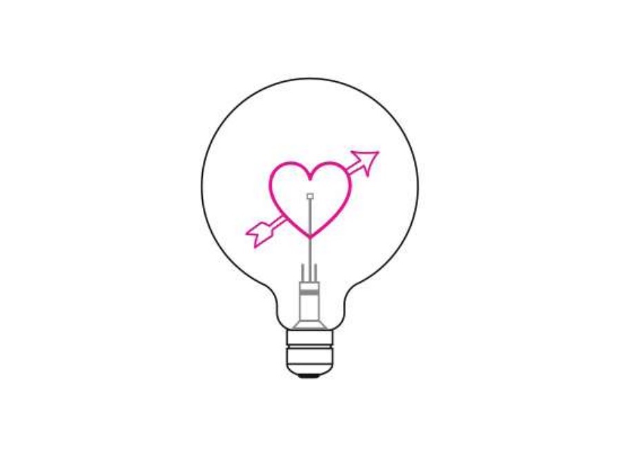 LIGHT NOTES Light notes bulb, Heart Harrow