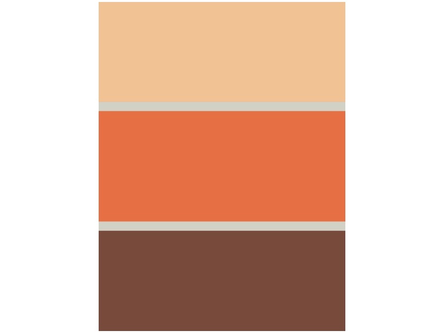 MAISON SUCREE Light, plaid 130x170 beige/marrone
