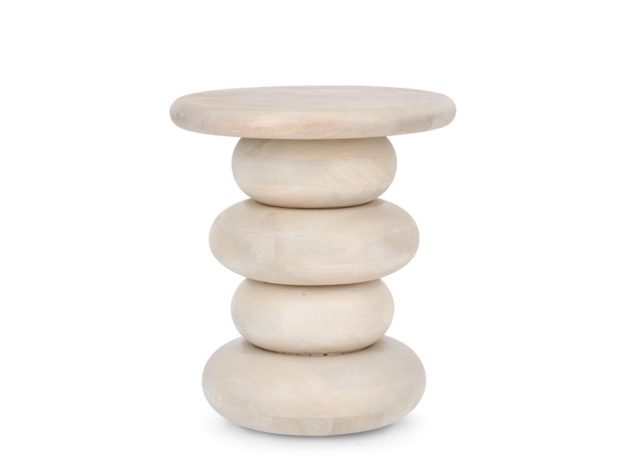 BIZZOTTO Lopez, tavolino Ø40 cm naturale