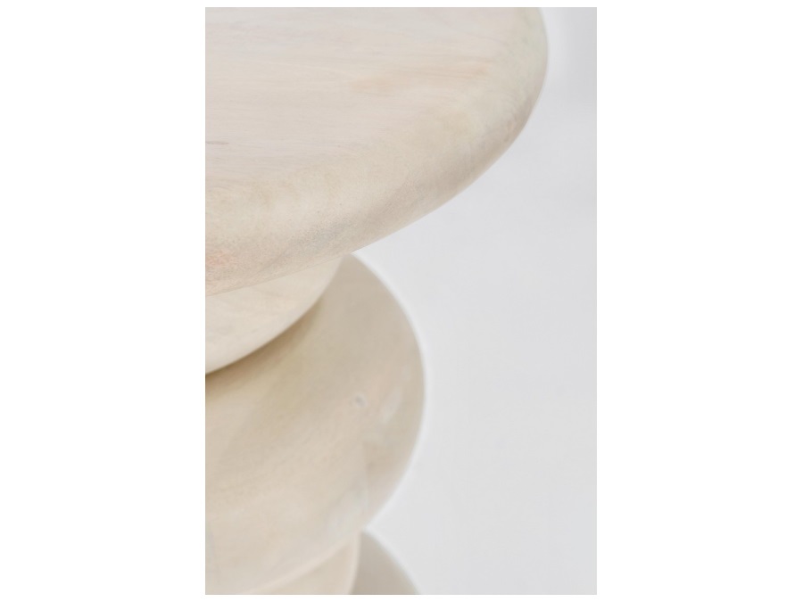 BIZZOTTO Lopez, tavolino Ø40 cm naturale
