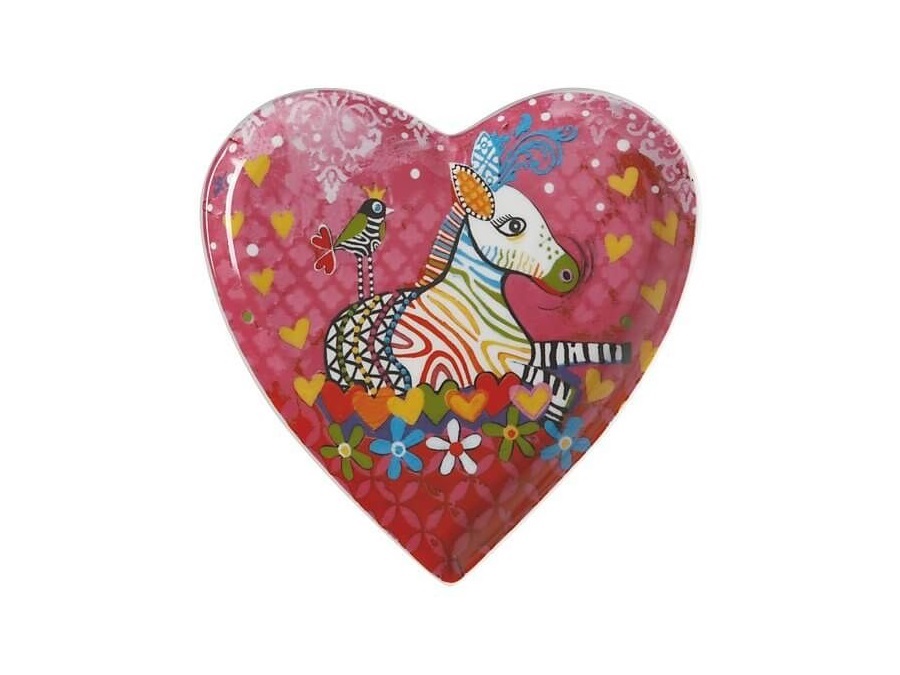 MAXWELL & WILLIAMS Love Hearts, piatto cuore 15,5 cm zig zag zeb