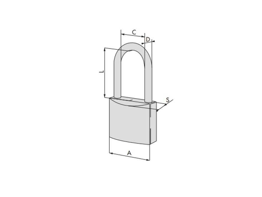 CISA LUCCHETTO IN OTTONE COD. 22011 52 0