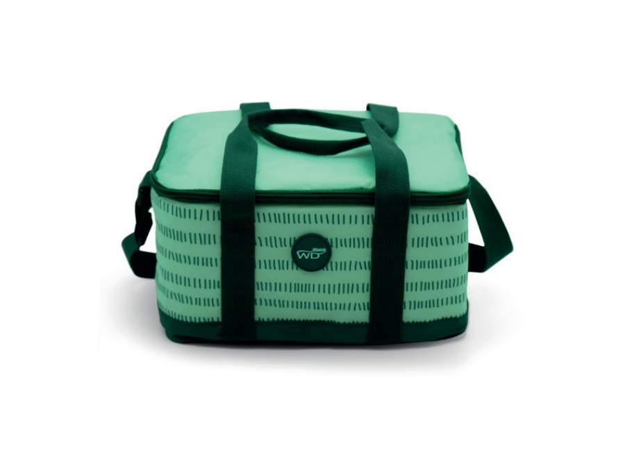 WD LIFESTYLE Lunch bag termica grande 10 lt - verde/petrolio