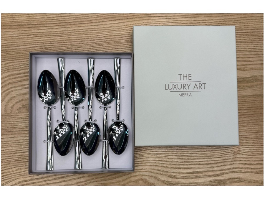MEPRA S.P.A. Luxury, 6 cucchiai dolce levantina