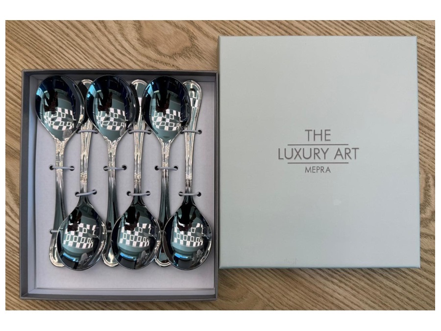 MEPRA S.P.A. Luxury, 6 cucchiai zuppa boheme