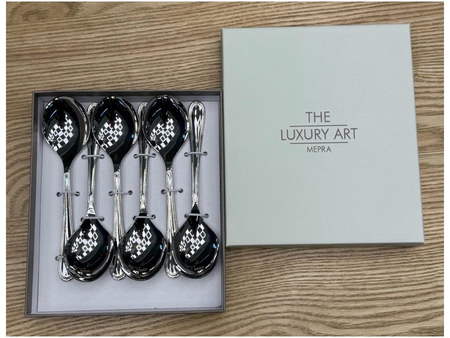 MEPRA S.P.A. Luxury, 6 cucchiai zuppa norma