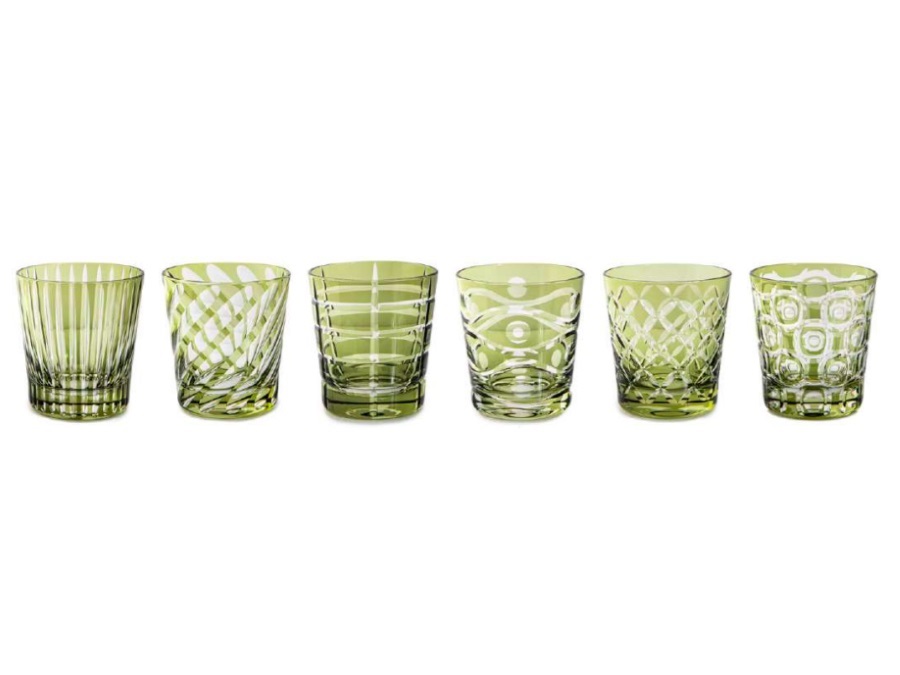 LIVELLARA S.R.L. Luxury, set 6 tumbler green