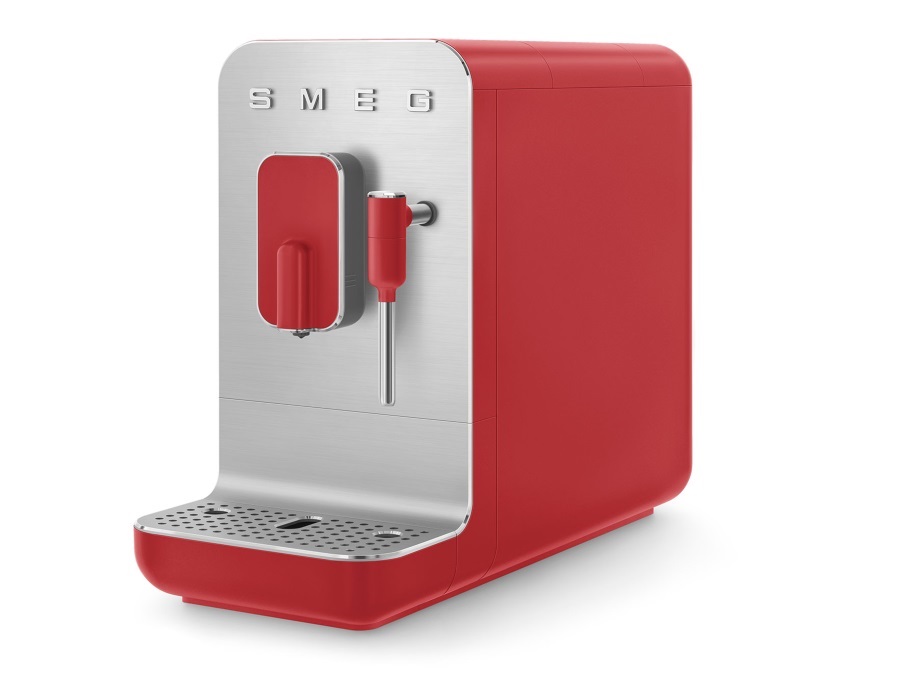 SMEG Macchina da Caffè Espresso Automatica Rossa 50's Style