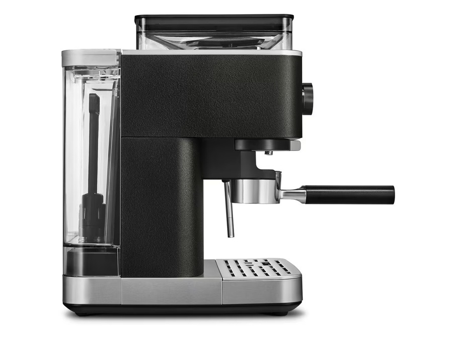 KITCHENAID Macchina per caffè espresso semi-automatica con macinacaffè - Ghisa Nero