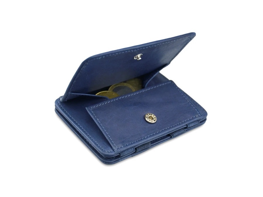 HUNTERSON Magic Coin Portafoglio-blu