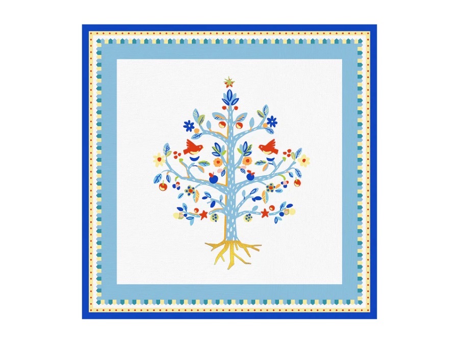 BACI MILANO Mamma mia, Tovaglietta Antimacchia Quadrata albero della vita 38x38 cm