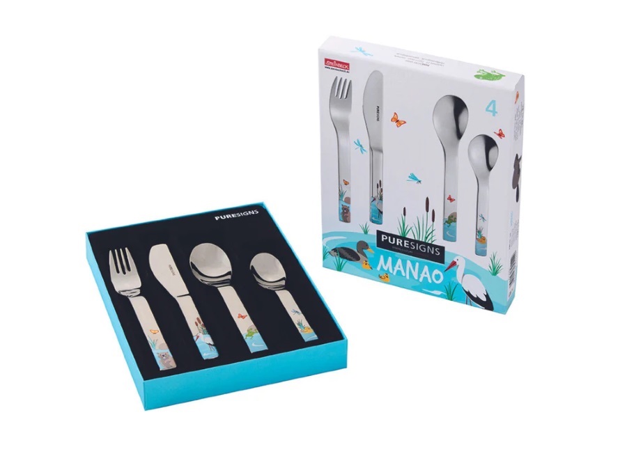 MEPRA S.P.A. Manao, set 4 posate per bambini