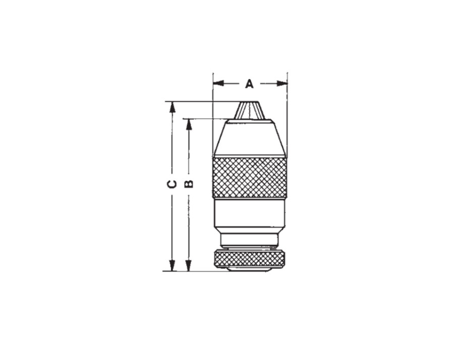 PORTA SRL Mandrino autoserrante, serie industriale, no reversibile, 40B16