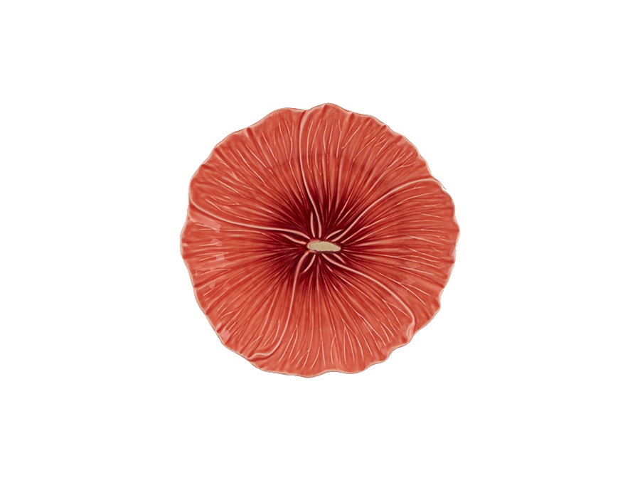 BORDALLO PINHEIRO Maria flor, piatto dessert hollyhock 22 cm