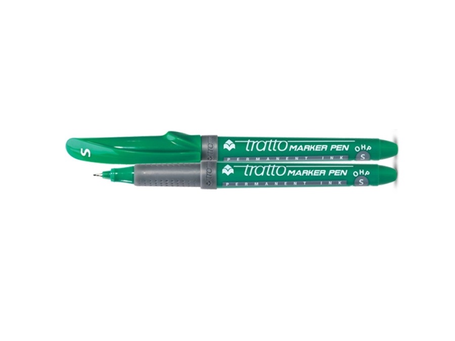 FILA MARKER TRATTO PENNARELLO PERMANENTE PUNTA SUPERFINE VERDE