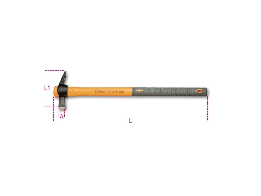 BETA UTENSILI Martello a testa quadra 1376XT 400