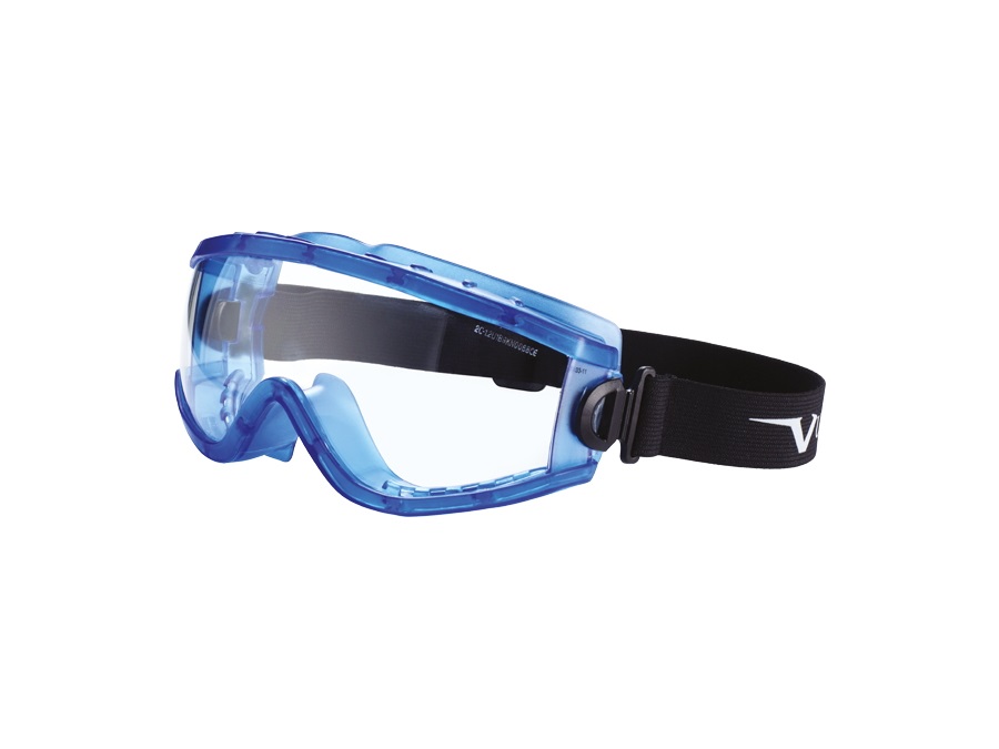 UNIVET Maschera 619, lente clear, blu