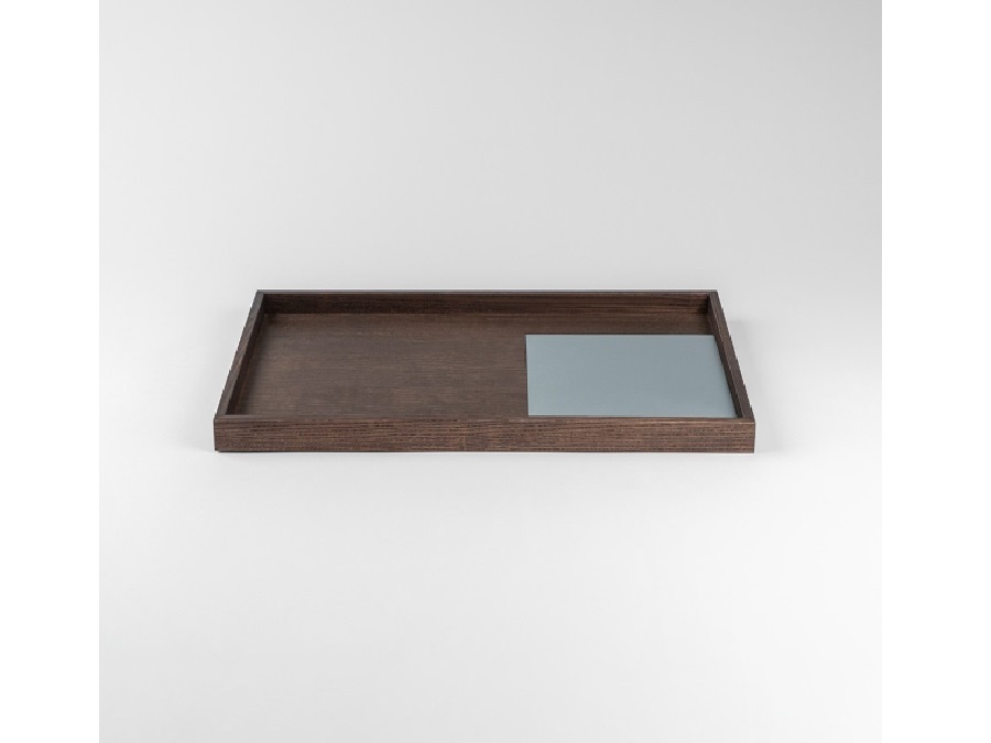 KNINDUSTRIE Materials kn-tile, Vassoio Legno 40x22 cm