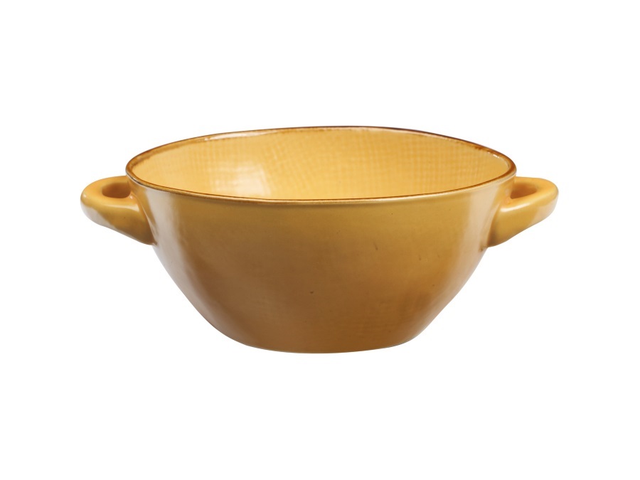 NOVITA' HOME Mediterraneo, ciotola zuppa giallo 20x15