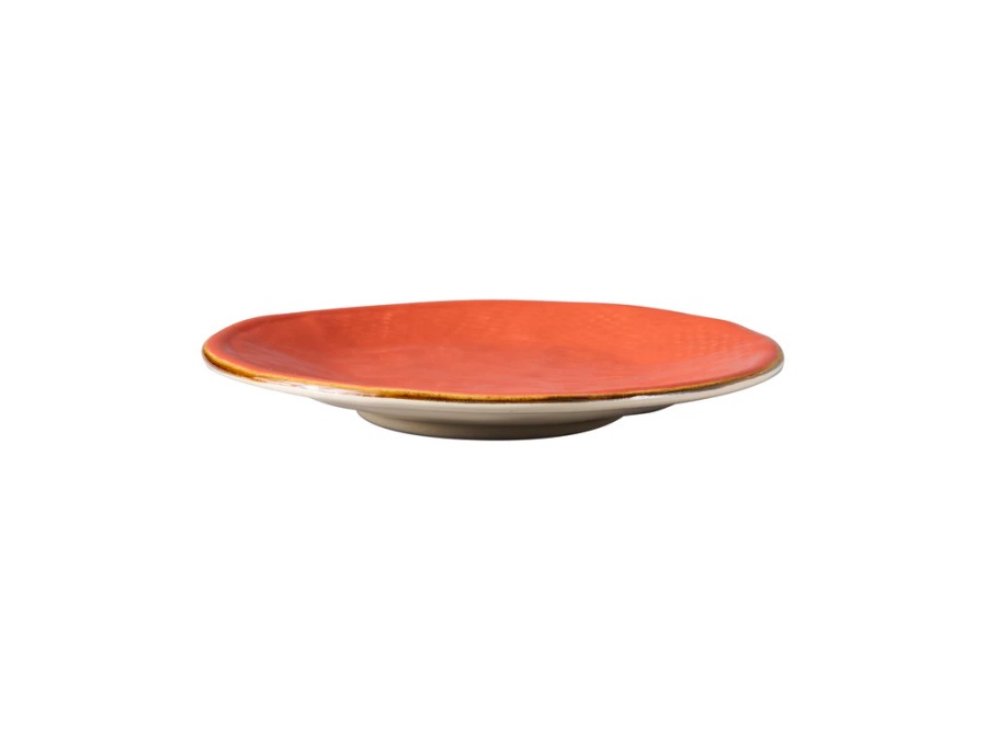 NOVITA' HOME Mediterraneo, Piattino Piccolo Rotondo arancio 14 cm