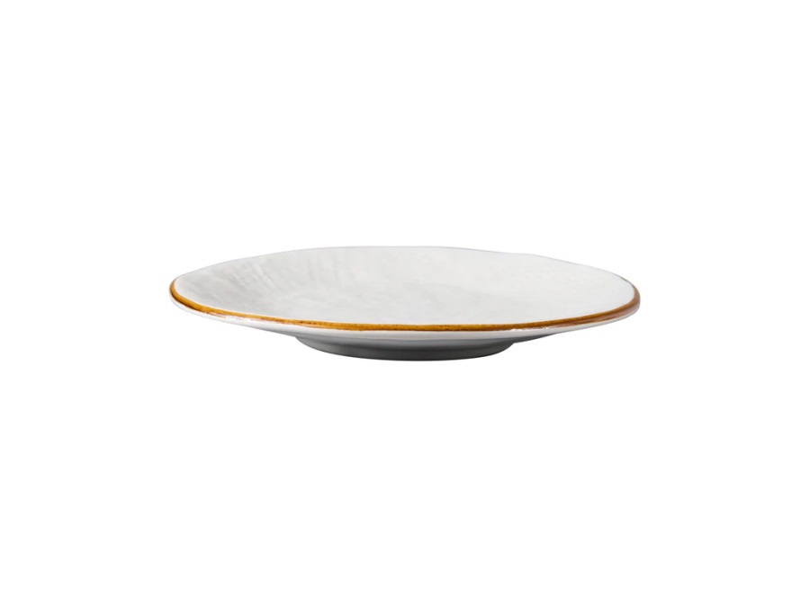 NOVITA' HOME Mediterraneo, Piattino Piccolo Rotondo bianco 14 cm