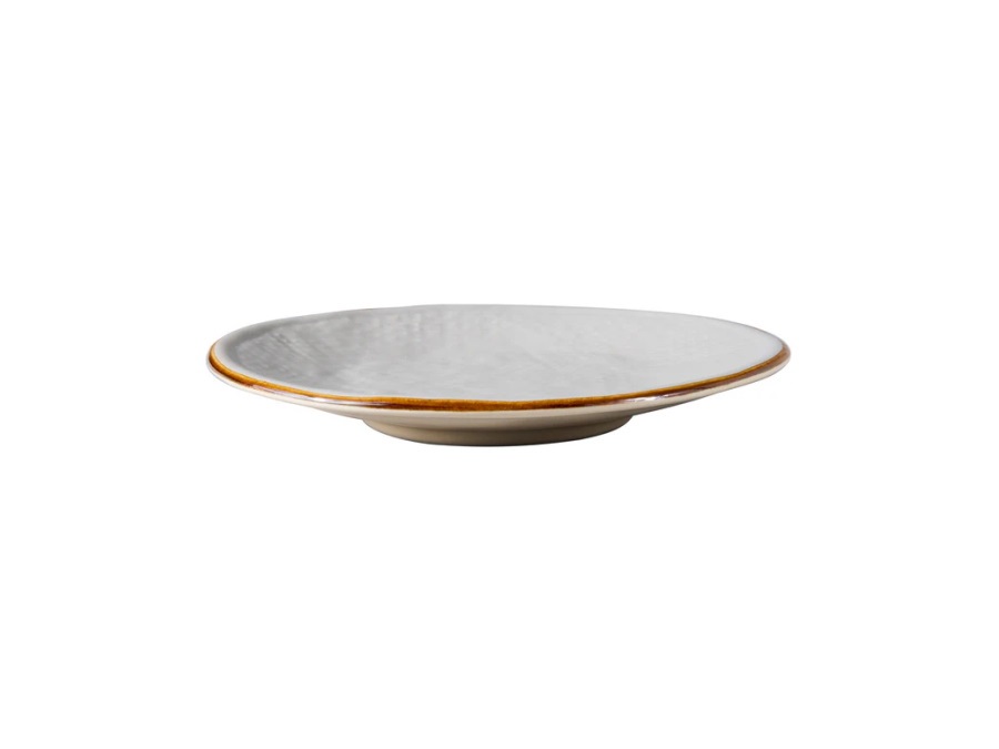NOVITA' HOME Mediterraneo, Piattino Piccolo Rotondo fango14 cm