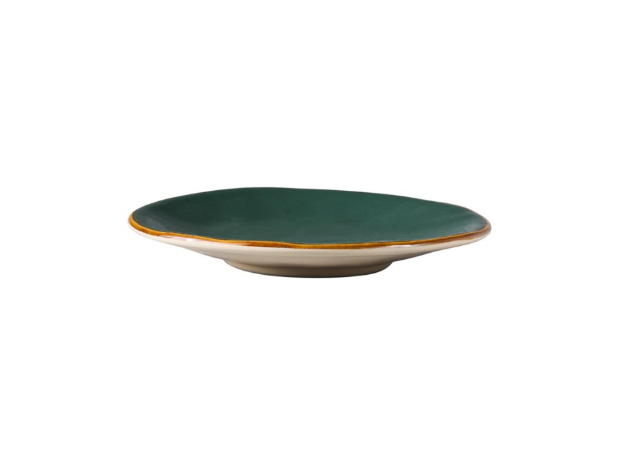 NOVITA' HOME Mediterraneo, Piattino Piccolo Rotondo verde 14 cm