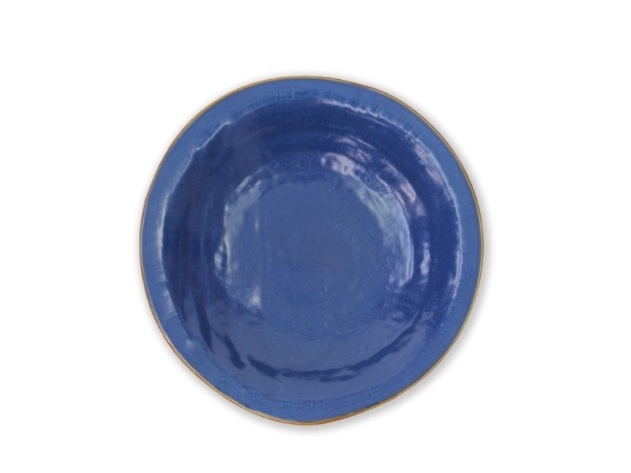 NOVITA' HOME Mediterraneo, piatto fondo blue 24 cm