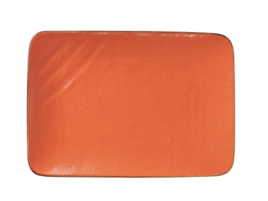 NOVITA' HOME Mediterraneo, piatto rettangolare jaffa 27 cm