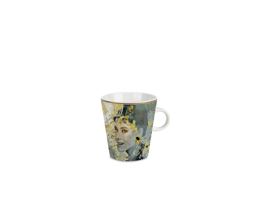 BACI MILANO Memories Audrey - Mug in porcellana Ø 8,2 cm, H 10,2 cm