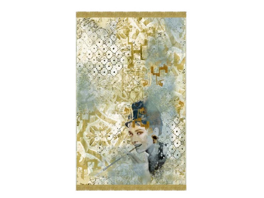 BACI MILANO Memories Audrey - Tappeto in velluto 185 x 120 cm