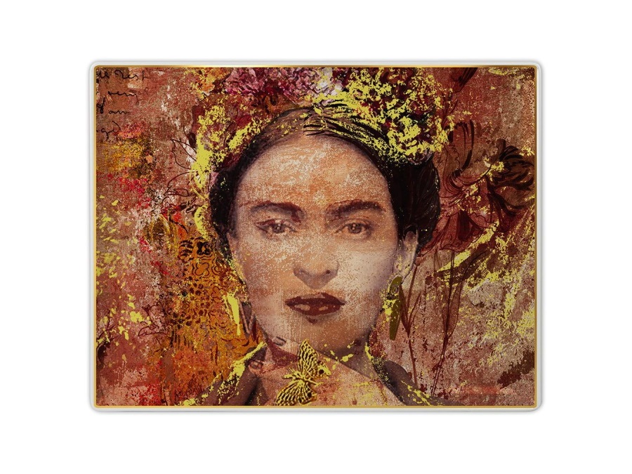 BACI MILANO Memories Frida - Vassoio gourmet rettangolare in porcellana 31 x 24 cm