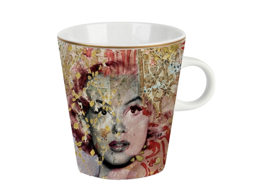 BACI MILANO Memories Marilyn - Mug in porcellana Ø 8,2 cm, H 10,2 cm